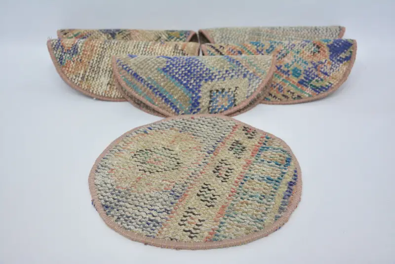 Elegant Beige & Bronze Placemats, Premium Kitchen Decor