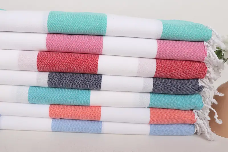 Xmas Gifts, Small Bath Towels, Bridesmaid Favors, 40x24 Cotton Striped Towel, Bachelor Towel, Personalized Kitchen Towel, Personalized Gifts - 2