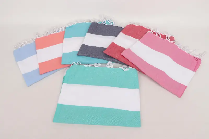 Xmas Gifts, Small Bath Towels, Bridesmaid Favors, 40x24 Cotton Striped Towel, Bachelor Towel, Personalized Kitchen Towel, Personalized Gifts - 3