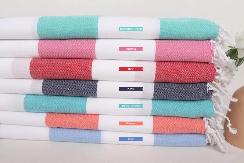 Xmas Gifts, Small Bath Towels, Bridesmaid Favors, 40x24 Cotton Striped Towel, Bachelor Towel, Personalized Kitchen Towel, Personalized Gifts - 1