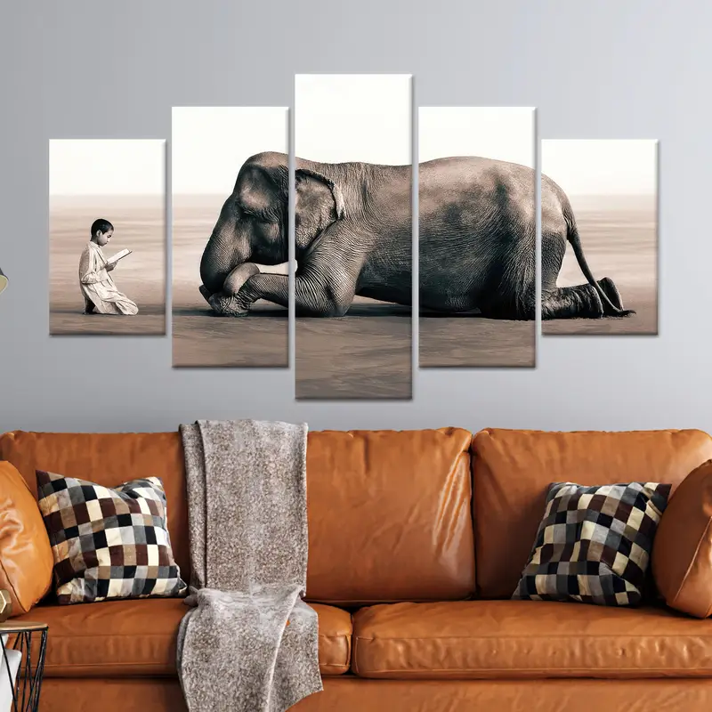 Gerçeküstü Fil Kanvası: Modaya Uygun, Sanatsal ve Zarif Dekor