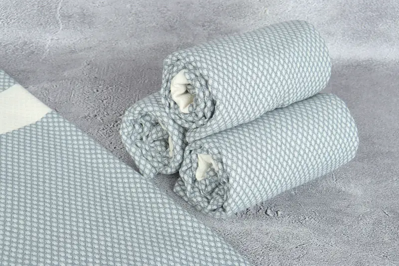 Custom Name Towel, Best Friend Christmas Gift, 68x36 Cotton Geometric Towel, Thin towel, Monogram Turkish Towel, Monogram Beach Towel, Holiday Towel - 16