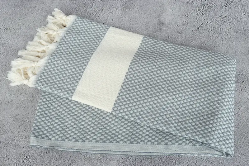 Custom Name Towel, Best Friend Christmas Gift, 68x36 Cotton Geometric Towel, Thin towel, Monogram Turkish Towel, Monogram Beach Towel, Holiday Towel - 11
