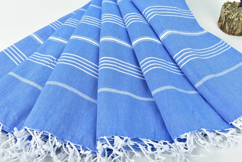 Bridesmaid Proposal Gift, Personalized Gifts, Wedding Favors, Bachelorette Party Items, 88x60 Cotton Striped Towel, Monogram Blanket - 4