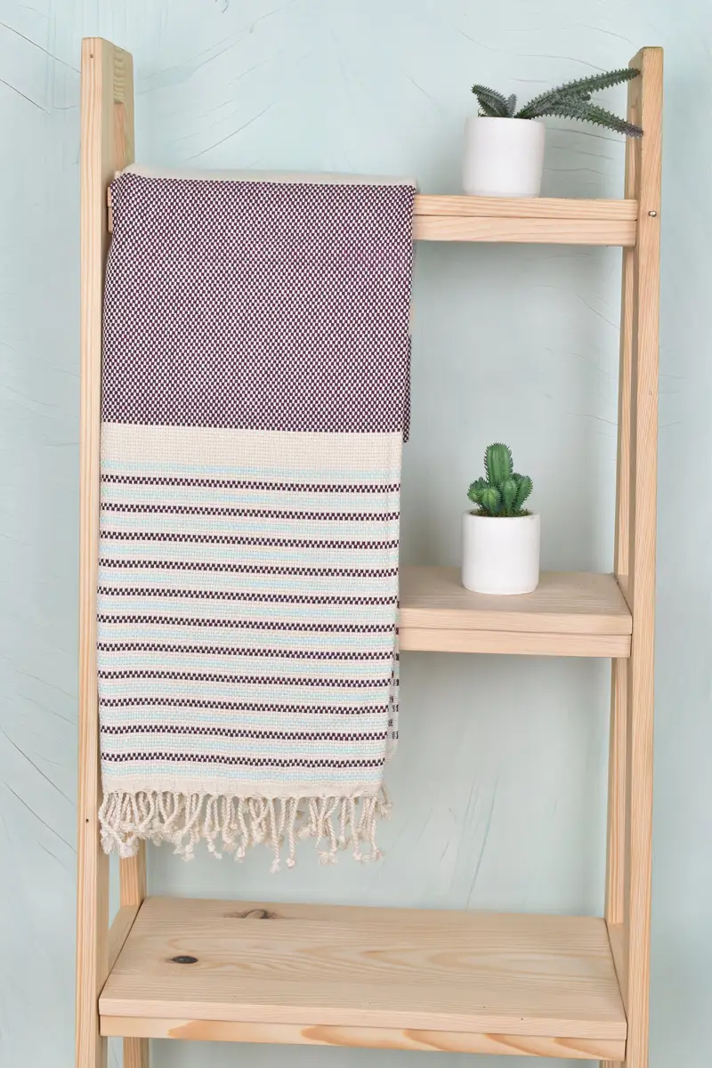 Home Decor Towel, Cute Beach Towel, Summer Gift, Spa Towel, 70x40 Cotton Geometric Towel, Travel Towel, Bridesmaid Gifts, Monogrammed Beach Towel - 8