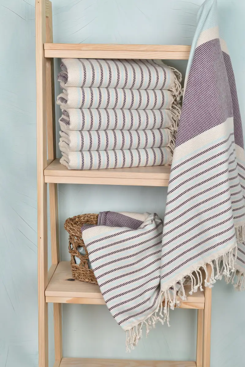 Home Decor Towel, Cute Beach Towel, Summer Gift, Spa Towel, 70x40 Cotton Geometric Towel, Travel Towel, Bridesmaid Gifts, Monogrammed Beach Towel - 3