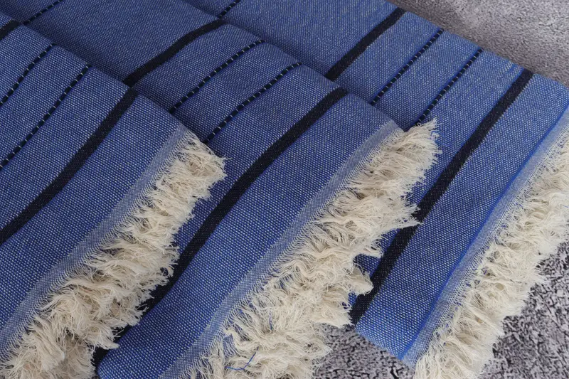 Gift For Her, Beach Towel Bulk, Turkish fouta towel for outdoor use, 70x40 Cotton Striped Towel, Housewarming Gift, Home Decor Gifts, Gift For Mom - 5