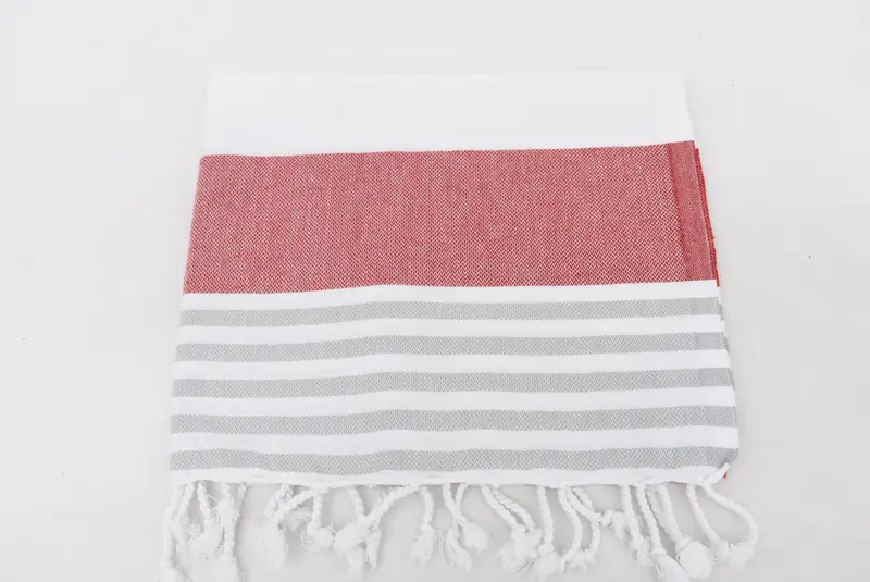 40x24 Cotton Striped Towel, Kitchen Towel, Personalized Hand Towel, Wedding Gift For Bride, Beach Wedding Favor, Guest Towel, Small Bath Towels - 4