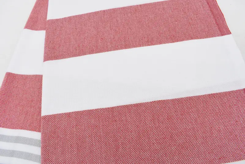 40x24 Cotton Striped Towel, Kitchen Towel, Personalized Hand Towel, Wedding Gift For Bride, Beach Wedding Favor, Guest Towel, Small Bath Towels - 7