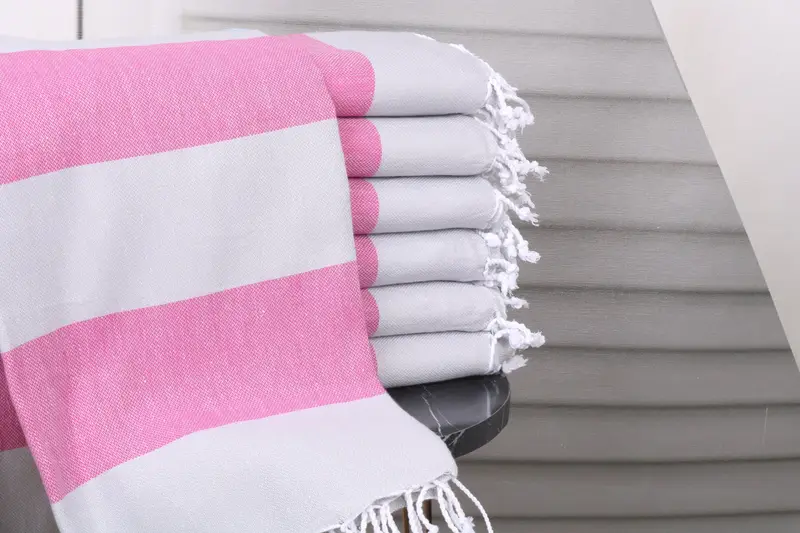 70x40 Cotton Striped Towel, Christmas Favors, Bath towel, Luxury Beach Towel, Beach Towel Monogram, Lightweight towel, Quick-dry peshtemal - 1