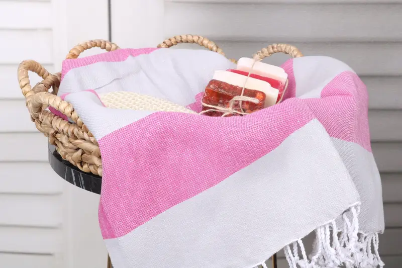 70x40 Cotton Striped Towel, Christmas Favors, Bath towel, Luxury Beach Towel, Beach Towel Monogram, Lightweight towel, Quick-dry peshtemal - 2