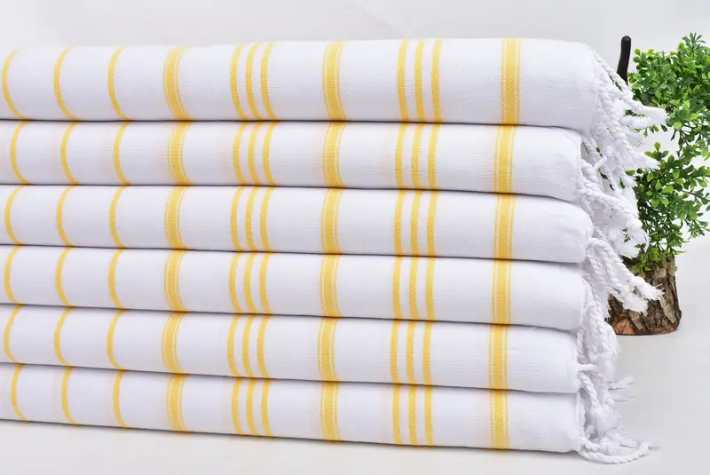 Kişiselleştirilmiş Mutfak Havlu, Mutfak Havlu, El Boyutlu Havlu, Banyo Havlu, 40x24 Pamuklu Çizgili Havlu, Spor Havlusu, El Yapımı Hediye, Organik Havlu - 3