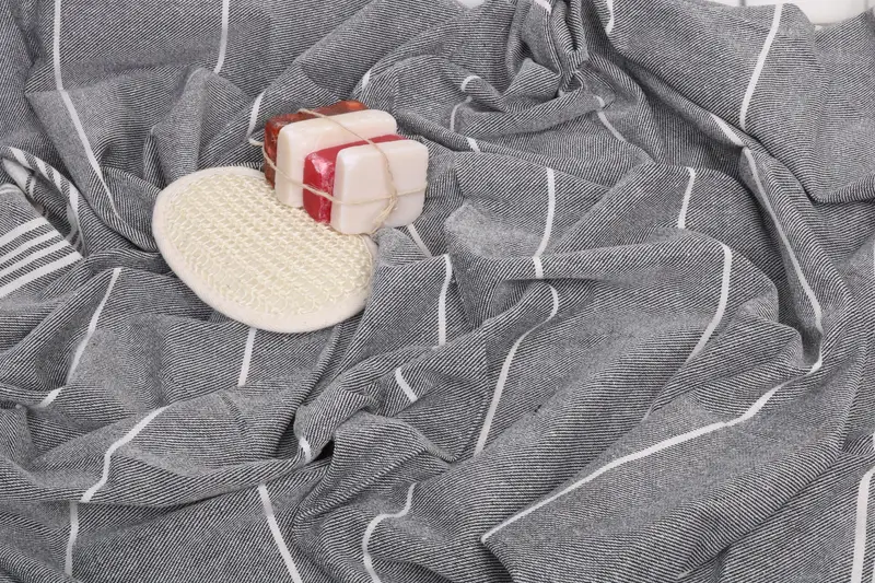 Personalized Gift For Her, 70x40 Cotton Herringbone Towel, Bachelor Bachelorette Party Favors, Best Wedding Gift, Bridesmaid Gift, Lightweight towel - 7
