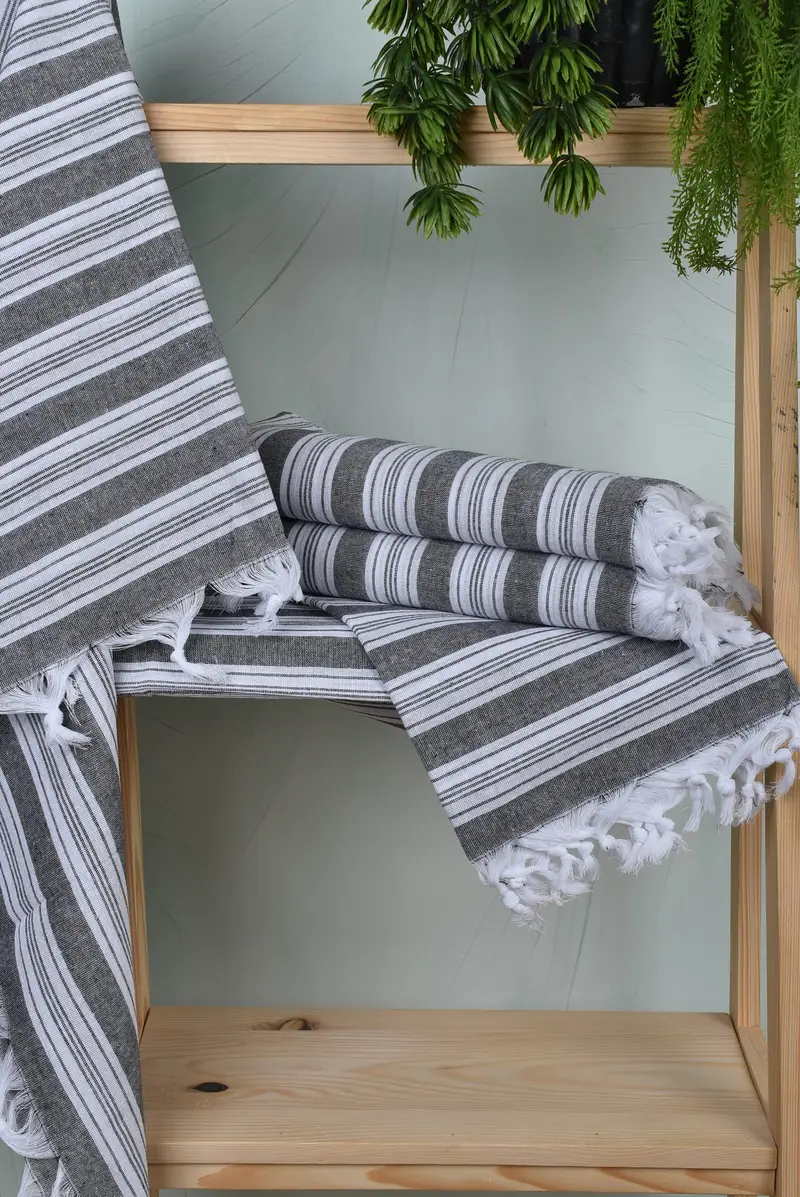 70x40 Cotton Striped Towel, Mexico Bachelorette Party Gifts, Personalized Wedding Gift, Large Turkish Towel, Home Decor Gifts, Bridal Shower Favor - 6