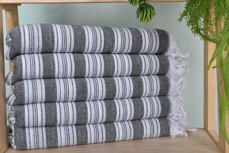 70x40 Cotton Striped Towel, Mexico Bachelorette Party Gifts, Personalized Wedding Gift, Large Turkish Towel, Home Decor Gifts, Bridal Shower Favor - 1
