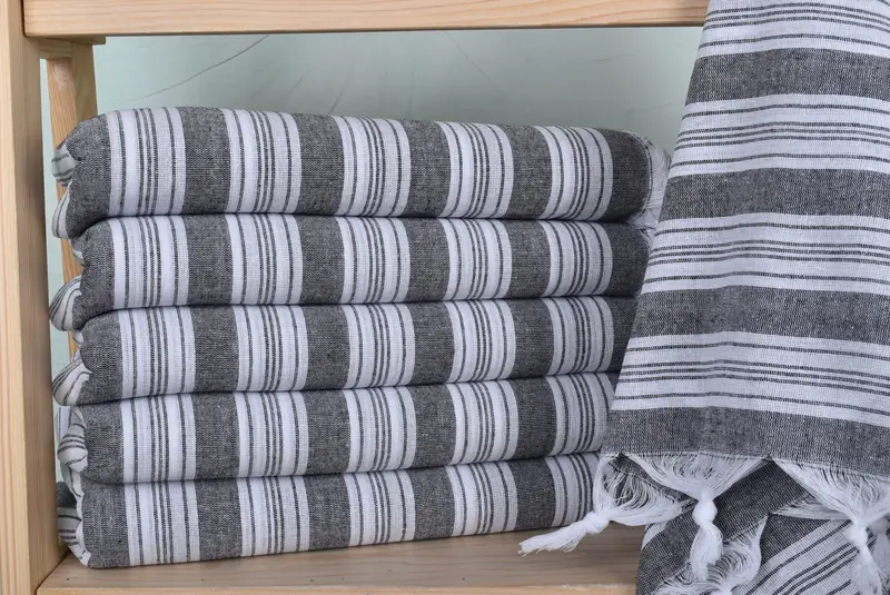 70x40 Cotton Striped Towel, Mexico Bachelorette Party Gifts, Personalized Wedding Gift, Large Turkish Towel, Home Decor Gifts, Bridal Shower Favor - 2