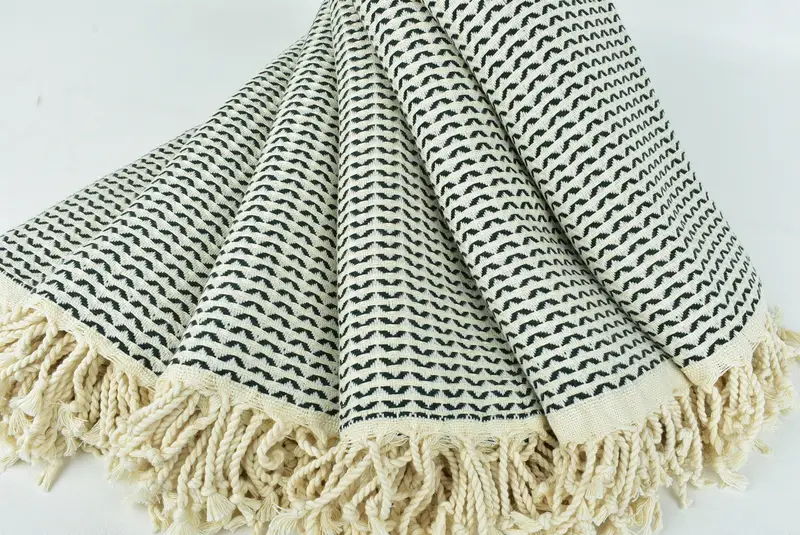 Custom Beach Towels, Beach Size Towel, Gifts For Him, 70x40 Cotton Diamond Towel, Bachelorette Party Gift, Bridal Shower Gift, Spa Towel, Peshtemal - 4