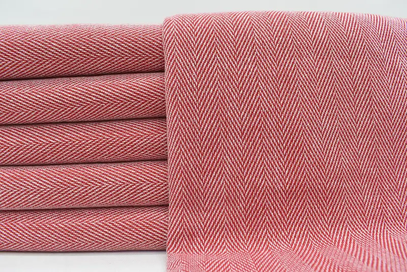 Personalized Bridesmaid Gift, Organic Turkish towel, 70x40 Cotton Herringbone Towel, Gym Towel, Handmade Gift, Bulk Order Towel, Sand-free towel - 1