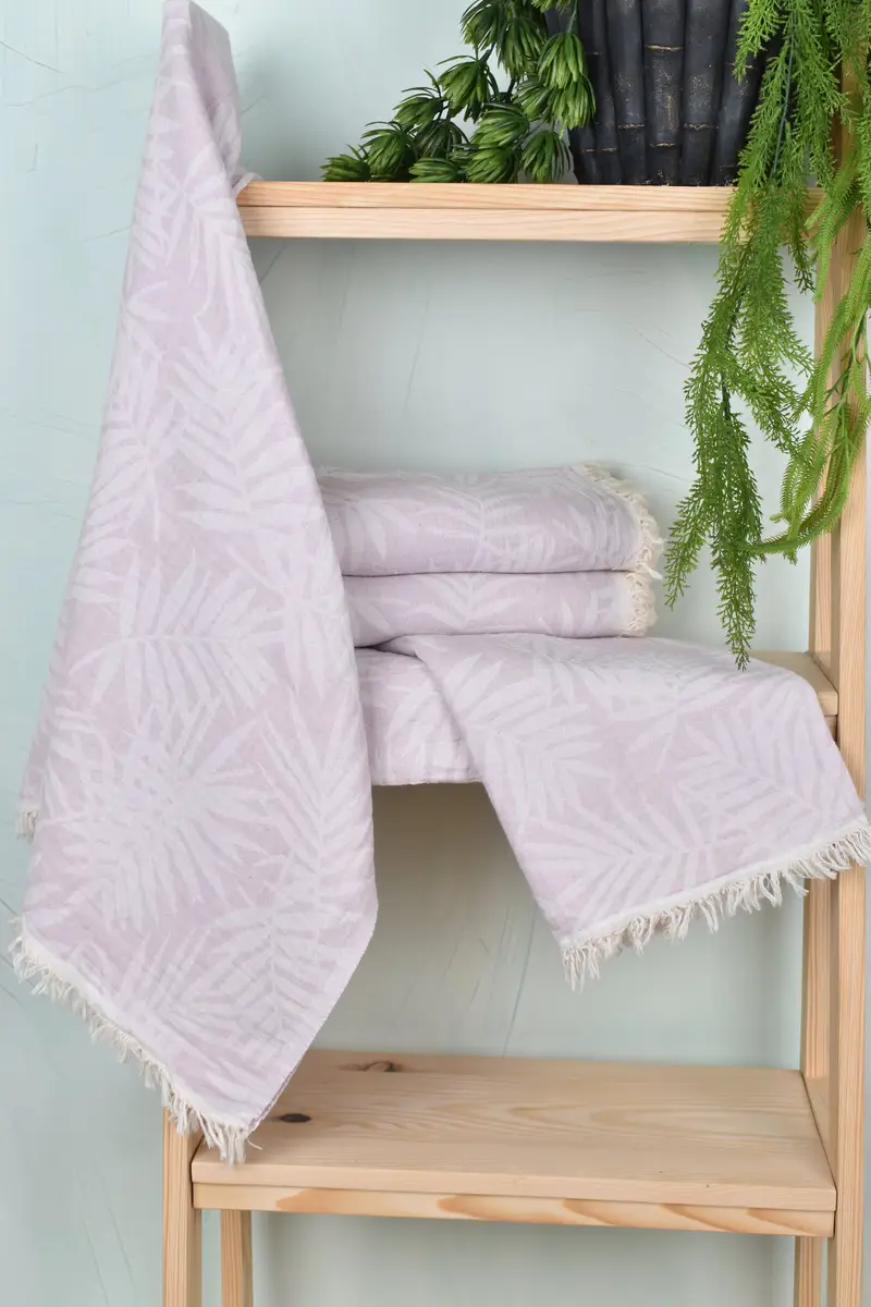 Spa Gift Towel, Monogram Beach Towel, Sand-resistant towel, Large Turkish Towel, Personalised Gift, Gym Towel, 64x40 Cotton Floral Patterned Towel - 7