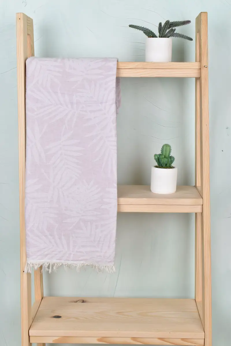 Spa Gift Towel, Monogram Beach Towel, Sand-resistant towel, Large Turkish Towel, Personalised Gift, Gym Towel, 64x40 Cotton Floral Patterned Towel - 1