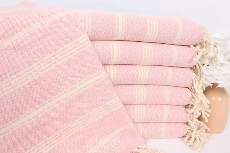 Decorative Towel, Spa Gift, Custom Wedding Gift From Bridesmaid, 38x24 Cotton Striped Towel, Bathroom Towels, Wedding Favors, Personalized Gift - 1
