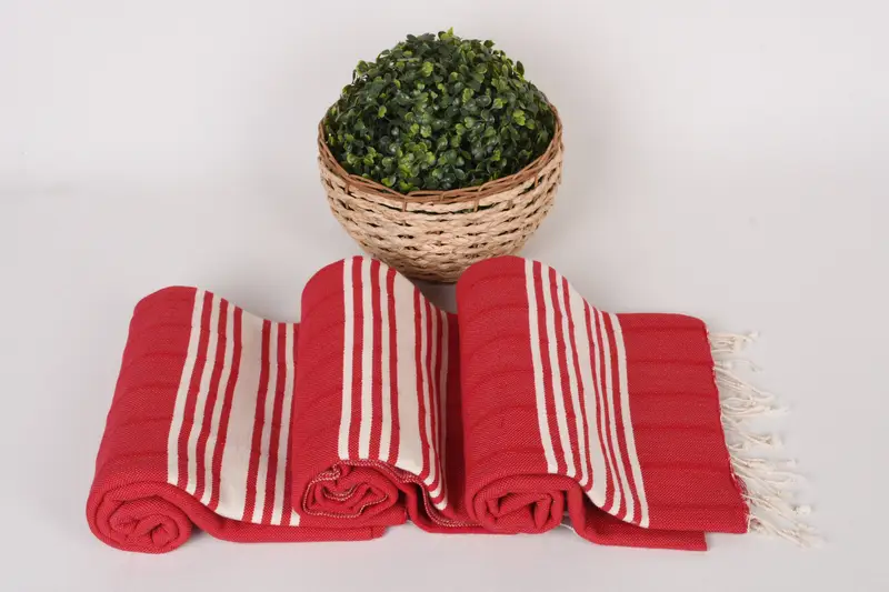 Gift For Her, Beach towel, Wedding Favors, Mother Of The Groom Gift, Embroidery Towel, Turkish Bath Towel USA, 64x36 Cotton Striped Towel - 8