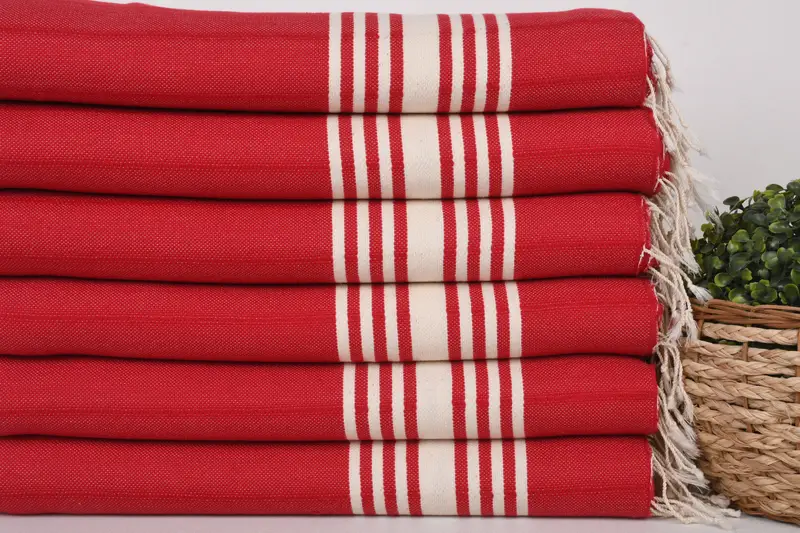 Gift For Her, Beach towel, Wedding Favors, Mother Of The Groom Gift, Embroidery Towel, Turkish Bath Towel USA, 64x36 Cotton Striped Towel - 2