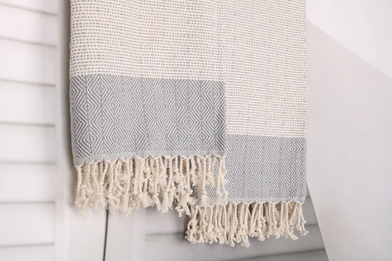 70x40 Cotton Diamond Towel, Turkish Towel Beach, Best Friend Gift, Spa Gift, Authentic Turkish hammam peshtemal, Bachelorette Party Favors - 8