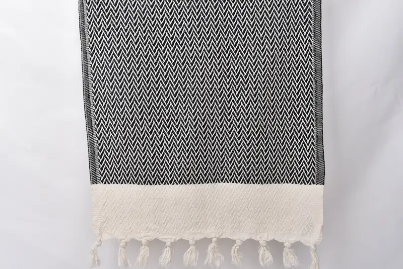 34x18 Cotton Zigzag Design Towel, Mother Of The Groom Gift, Bridesmaid Towel, Wedding Favors, Spa Towel, Personalized Hand Towel, Custom Hand Towel - 8