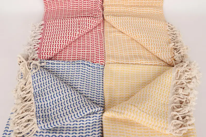 Gift For Boyfriend, Turkish Bath Towel Set, Absorbent Turkish towel, Organic Towel, Gift For Her, Monogram Beach Towel, 70x40 Cotton Diamond Towel - 4