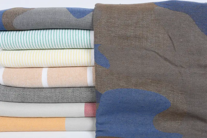 Merry Christmas Gifts, Monogram Beach Towel, Quick-dry peshtemal, Beach Towel Bulk, Lightweight Turkish towel for beach, 68x36 Cotton Set of 8 Towel - 1