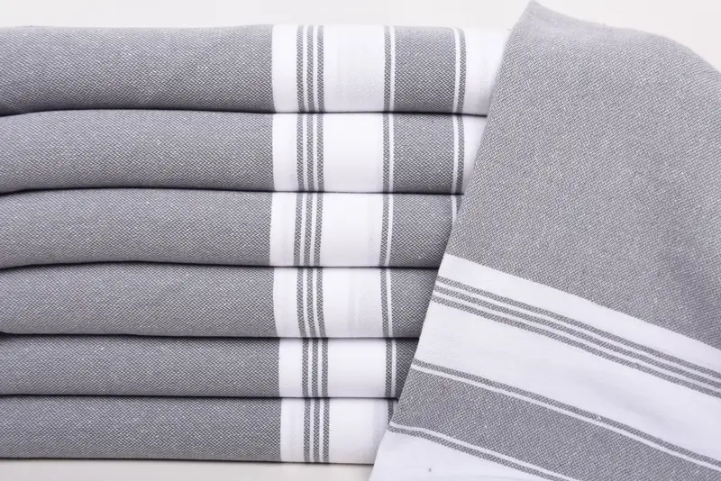 44x22 Cotton Striped Towel, Guest Towel, Custom Hand Towel, Turkish Hand Towel, Customized Towels, Bachelorette Towel, Personalized Kitchen Towel - 2
