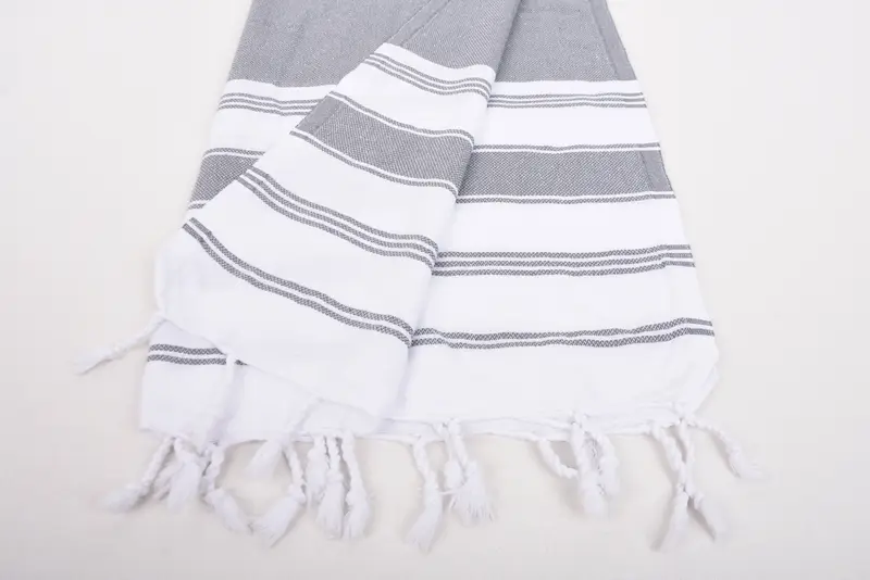 44x22 Cotton Striped Towel, Guest Towel, Custom Hand Towel, Turkish Hand Towel, Customized Towels, Bachelorette Towel, Personalized Kitchen Towel - 8