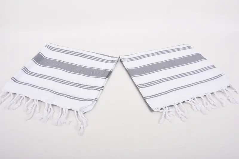 44x22 Cotton Striped Towel, Guest Towel, Custom Hand Towel, Turkish Hand Towel, Customized Towels, Bachelorette Towel, Personalized Kitchen Towel - 6