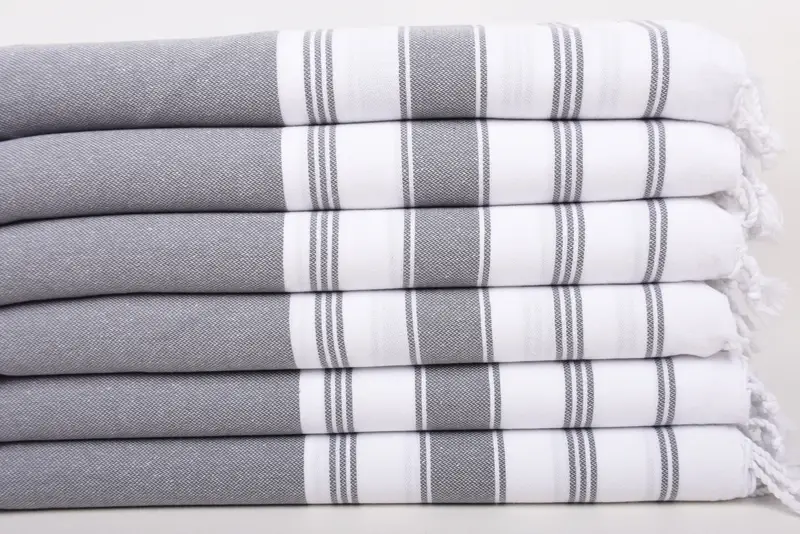 44x22 Cotton Striped Towel, Guest Towel, Custom Hand Towel, Turkish Hand Towel, Customized Towels, Bachelorette Towel, Personalized Kitchen Towel - 3