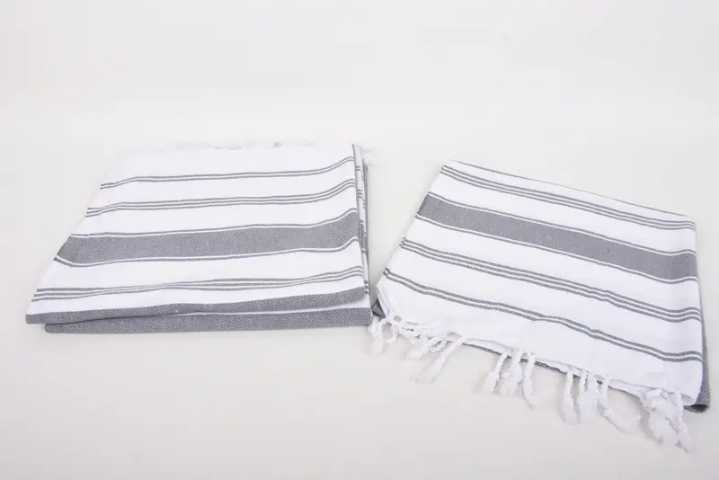 44x22 Cotton Striped Towel, Guest Towel, Custom Hand Towel, Turkish Hand Towel, Customized Towels, Bachelorette Towel, Personalized Kitchen Towel - 7