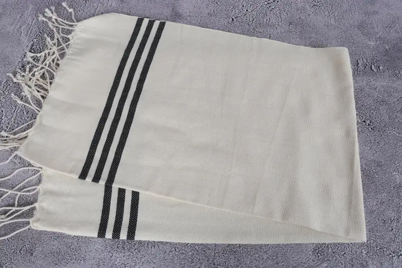 Personalized Kitchen Towel, Monogram Kitchen Towel, Turkish Towel, Boyfriend Gift, Bridal Shower Gift, Custom Hand Towel, 36x24 Cotton Striped Towel - 6