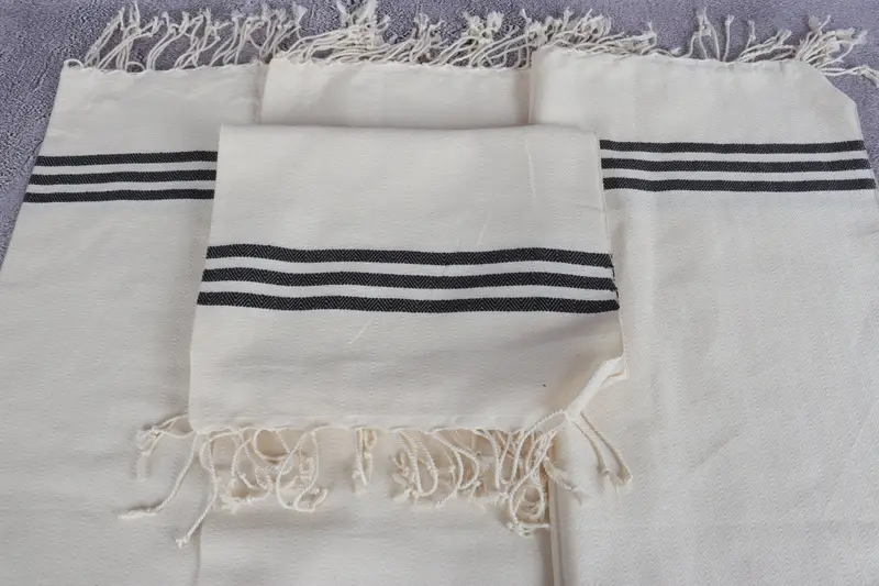Personalized Kitchen Towel, Monogram Kitchen Towel, Turkish Towel, Boyfriend Gift, Bridal Shower Gift, Custom Hand Towel, 36x24 Cotton Striped Towel - 4