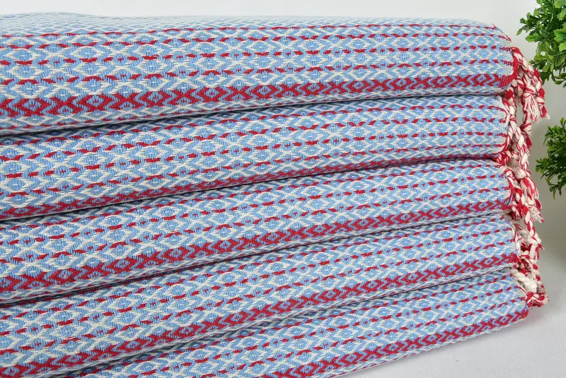 Organic towel, 70x40 Cotton Diamond Towel, Turkish Towel USA, Handmade Gift, Wedding Towel, Fouta towel, Custom Wedding Gift From Bridesmaid - 3