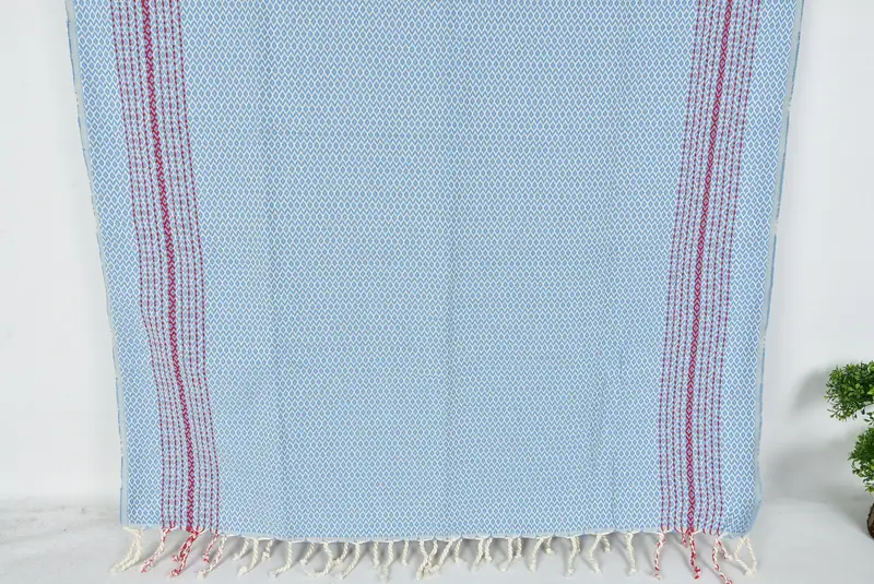 Organic towel, 70x40 Cotton Diamond Towel, Turkish Towel USA, Handmade Gift, Wedding Towel, Fouta towel, Custom Wedding Gift From Bridesmaid - 7