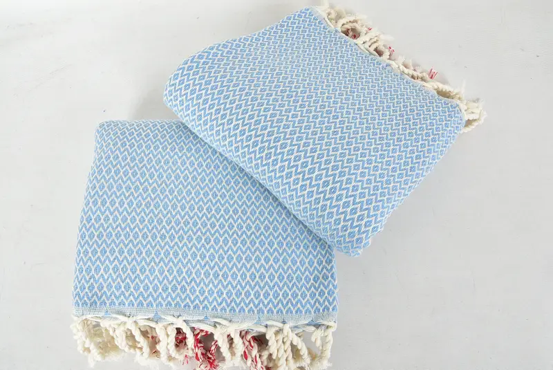 Organic towel, 70x40 Cotton Diamond Towel, Turkish Towel USA, Handmade Gift, Wedding Towel, Fouta towel, Custom Wedding Gift From Bridesmaid - 6