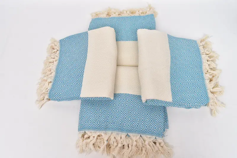Beach Wedding Favor, Handwoven Turkish Towel, Wedding Favors, Handmade Turkish Towel, Wedding Gifts Towel, Luxury towel, Bridal Party Gifts - 6