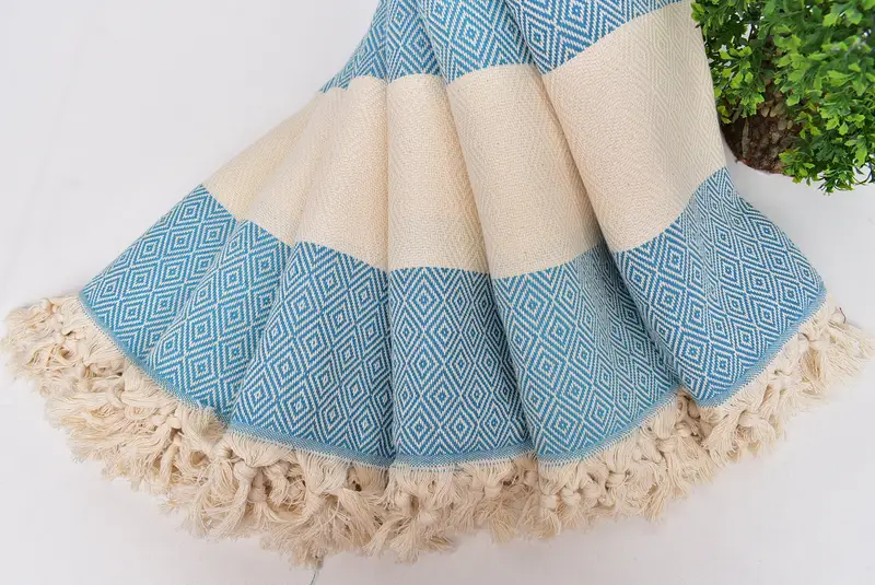 Beach Wedding Favor, Handwoven Turkish Towel, Wedding Favors, Handmade Turkish Towel, Wedding Gifts Towel, Luxury towel, Bridal Party Gifts - 4
