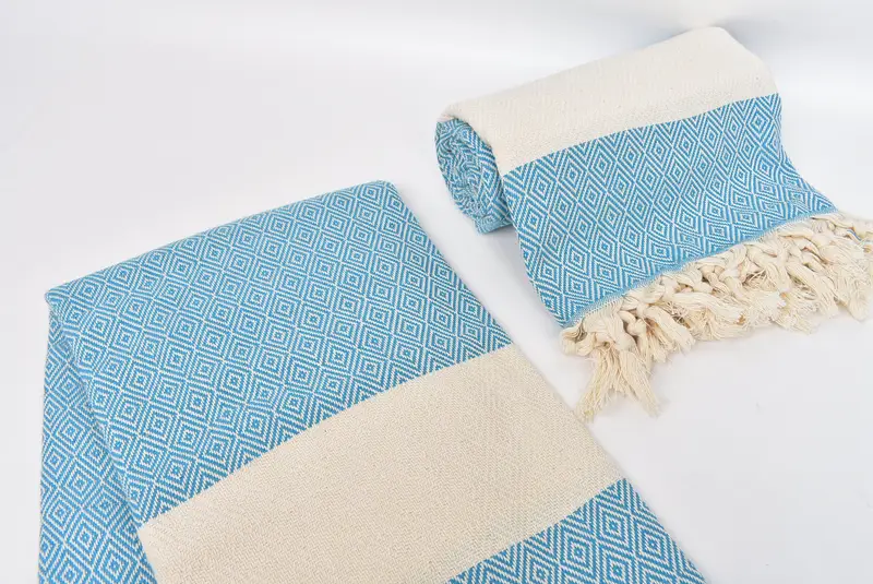 Beach Wedding Favor, Handwoven Turkish Towel, Wedding Favors, Handmade Turkish Towel, Wedding Gifts Towel, Luxury towel, Bridal Party Gifts - 7