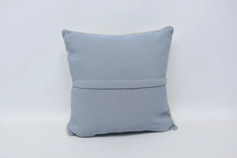 Cushion Cover, Wholesale Pillow Case, Boho Pillow, Handmade Kilim Cushion, 18x18 White Pillow Sham, Pillow for Couch, Bright Cushion - 6