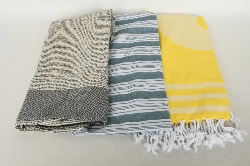 70x40 Cotton Set of 8 Towel, Hammam towel, Travel Towel, Custom Gift, Gift For Her, Handwoven Turkish Towel, Wedding Day Gift For Bride - 6