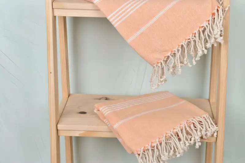 Wedding Day Gift For Bride, Home Decor Gifts, Wedding Gift, Bath towel, 68x40 Cotton Striped Towel, Custom Wedding Towel, Friends Beach Towel - 5