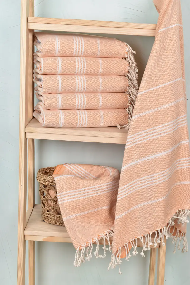 Wedding Day Gift For Bride, Home Decor Gifts, Wedding Gift, Bath towel, 68x40 Cotton Striped Towel, Custom Wedding Towel, Friends Beach Towel - 3