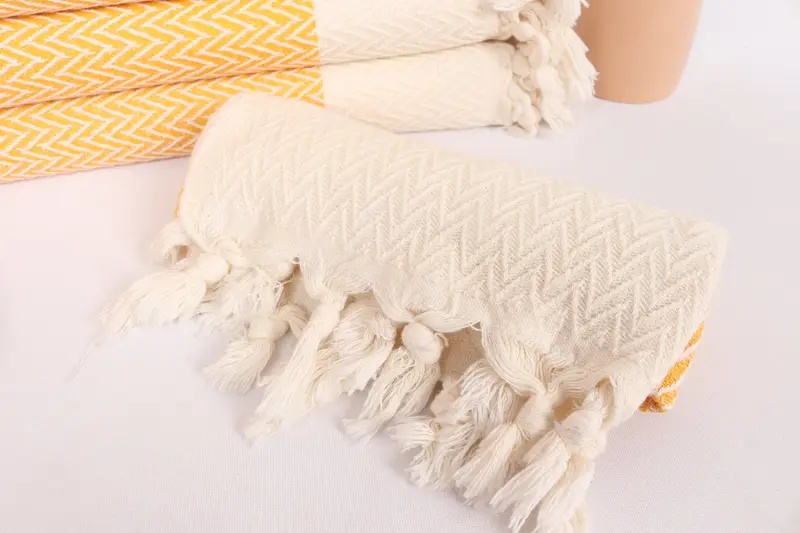 Monogram Kitchen Towel, Bachelorette Party Favors, 34x18 Cotton Zigzag Design Towel, Personalized Hand Towel, Turkish Hand Towel, Bridesmaid Gift - 4