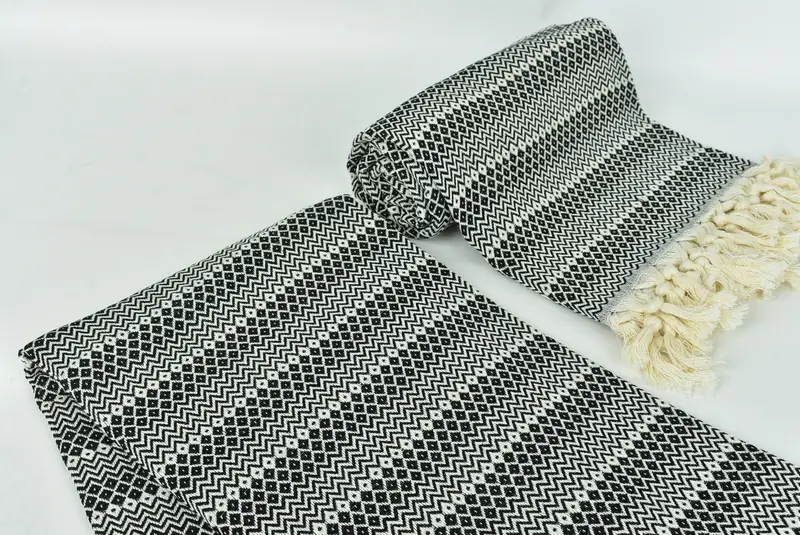 Bridesmaid Gift Towel, Cotton towel, Pool Towels, Lightweight Turkish towel for beach, Soft towel, 70x38 Cotton Diamond Towel, Gift For Best Friend - 7